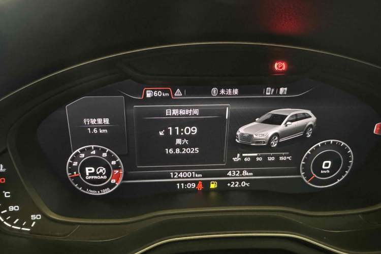 Used Audi A4 2019 45 TFSI allroad quattro Fashion Edition Odometer Close Up