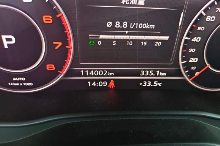 Used Audi A4 2020 Avant Futurist 40 TFSI Luxury Dynamic Model Odometer Close Up