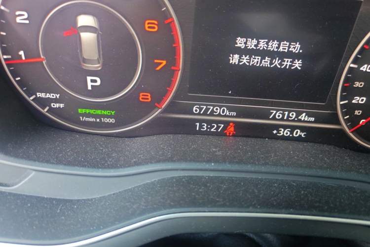 Used Audi A4 2020 Avant Futurist 40 TFSI Luxury Dynamic Model Odometer Close Up