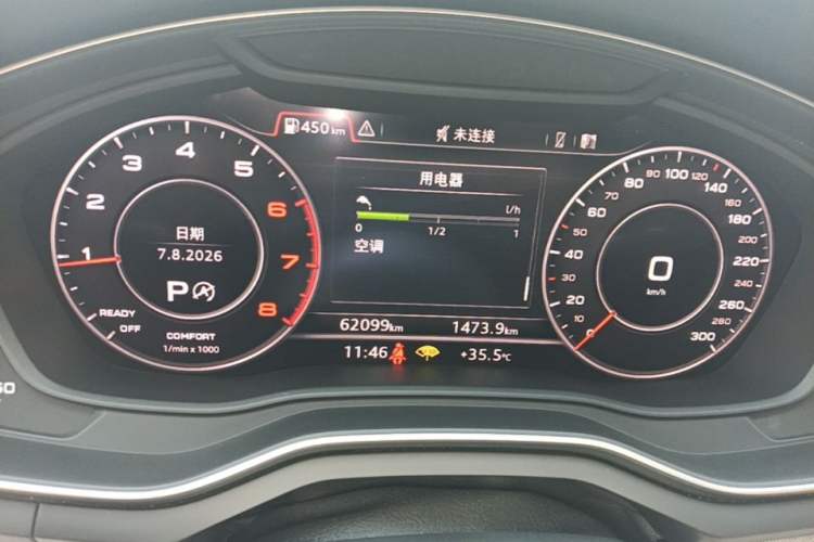 Used Audi A4 2020 Avant Avant-garde 40 TFSI Fashionable and Dynamic Model Instrument Cluster