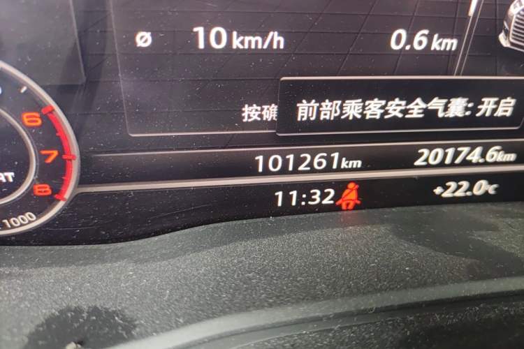 Used Audi A4 2020 Avant Futurist 40 TFSI Luxury Dynamic Model Odometer Close Up
