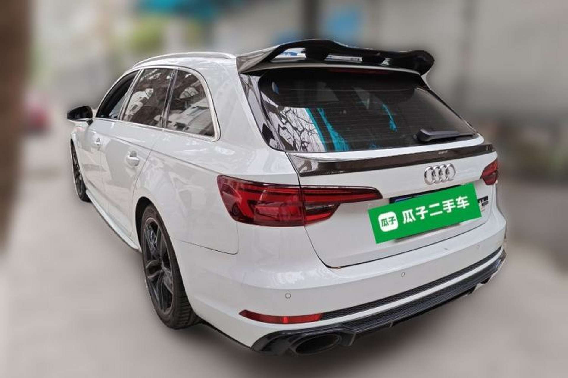 Used Audi A4 2020 Avant Futurist 40 TFSI Luxury Dynamic Model Rear Left 45 Deg