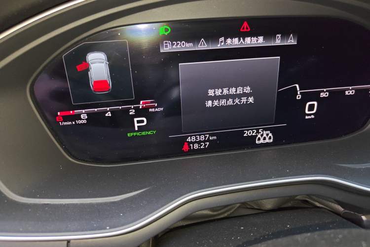 Used Audi A4 2021 allroad quattro Explorer Odometer Close Up