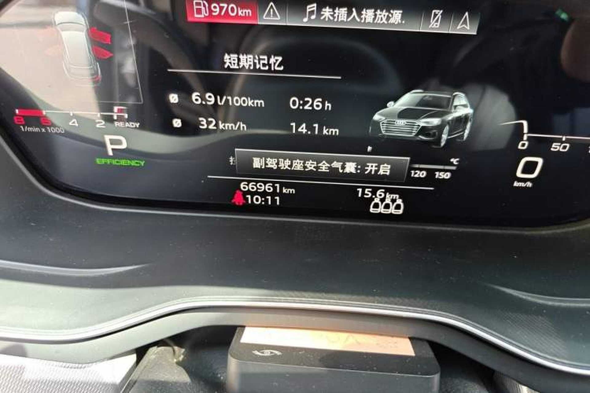 Used Audi A4 2021 Avant Futurist 40 TFSI Stylish and Dynamic Model Odometer Close Up