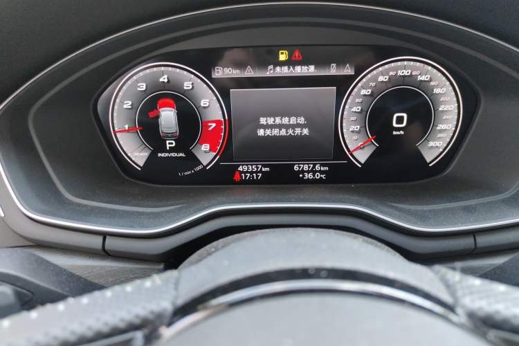 Used Audi A4 2021 allroad quattro Explorer Edition Odometer Close Up
