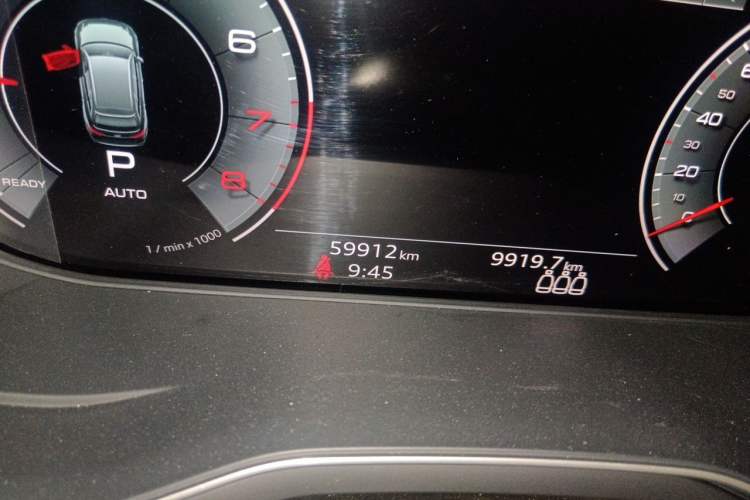 Used Audi A4 2021 allroad quattro Explorer Odometer Close Up