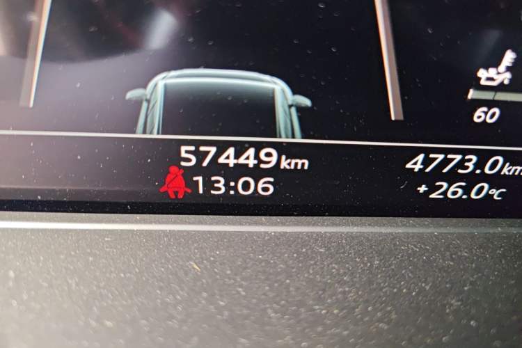 Used Audi A4 2021 allroad quattro Explorer Odometer Close Up