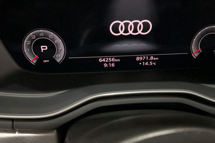 Used Audi A4 2021 Avant Futurist 40 TFSI Stylish and Dynamic Model Odometer Close Up