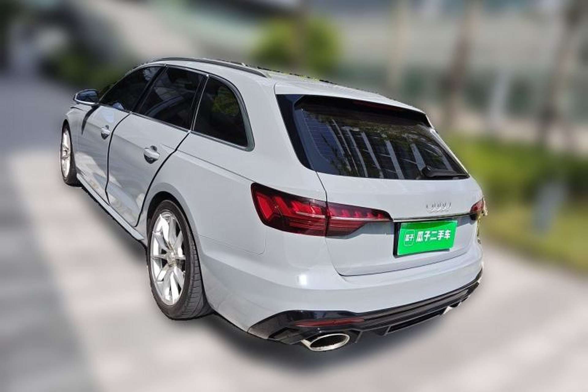 Used Audi A4 2021 Avant Futurist 40 TFSI Stylish and Dynamic Model Rear Left 45 Deg