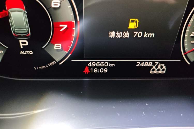 Used Audi A4 2021 allroad quattro Explorer Odometer Close Up