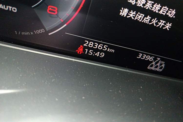 Used Audi A4 2021 Avant Avant-garde 40 TFSI Stylish and Elegant Model Odometer Close Up