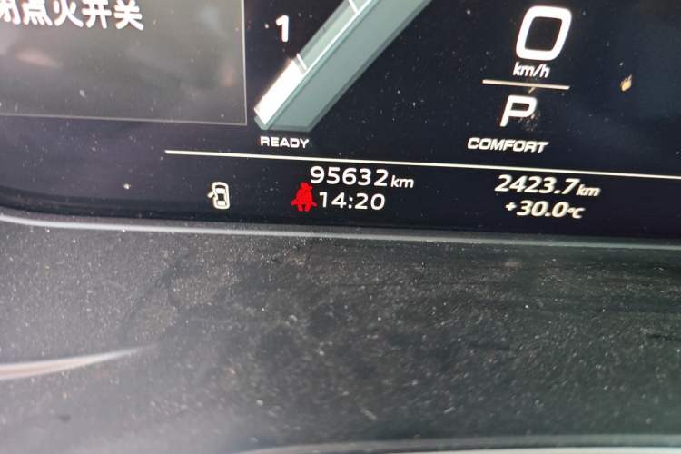 Used Audi A4 2022 allroad quattro Snow Sports Edition Odometer Close Up