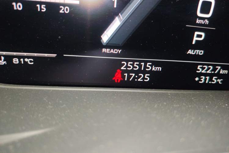 Used Audi A4 2022 Avant 40 TFSI Fashion Dynamic Model Odometer Close Up