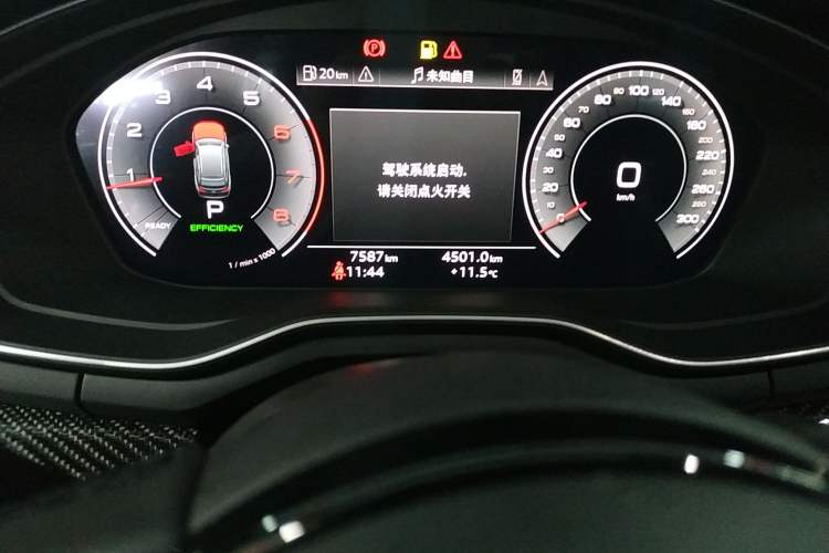 Used Audi A4 2022 Avant 40 TFSI Fashion Dynamic Model Odometer Close Up