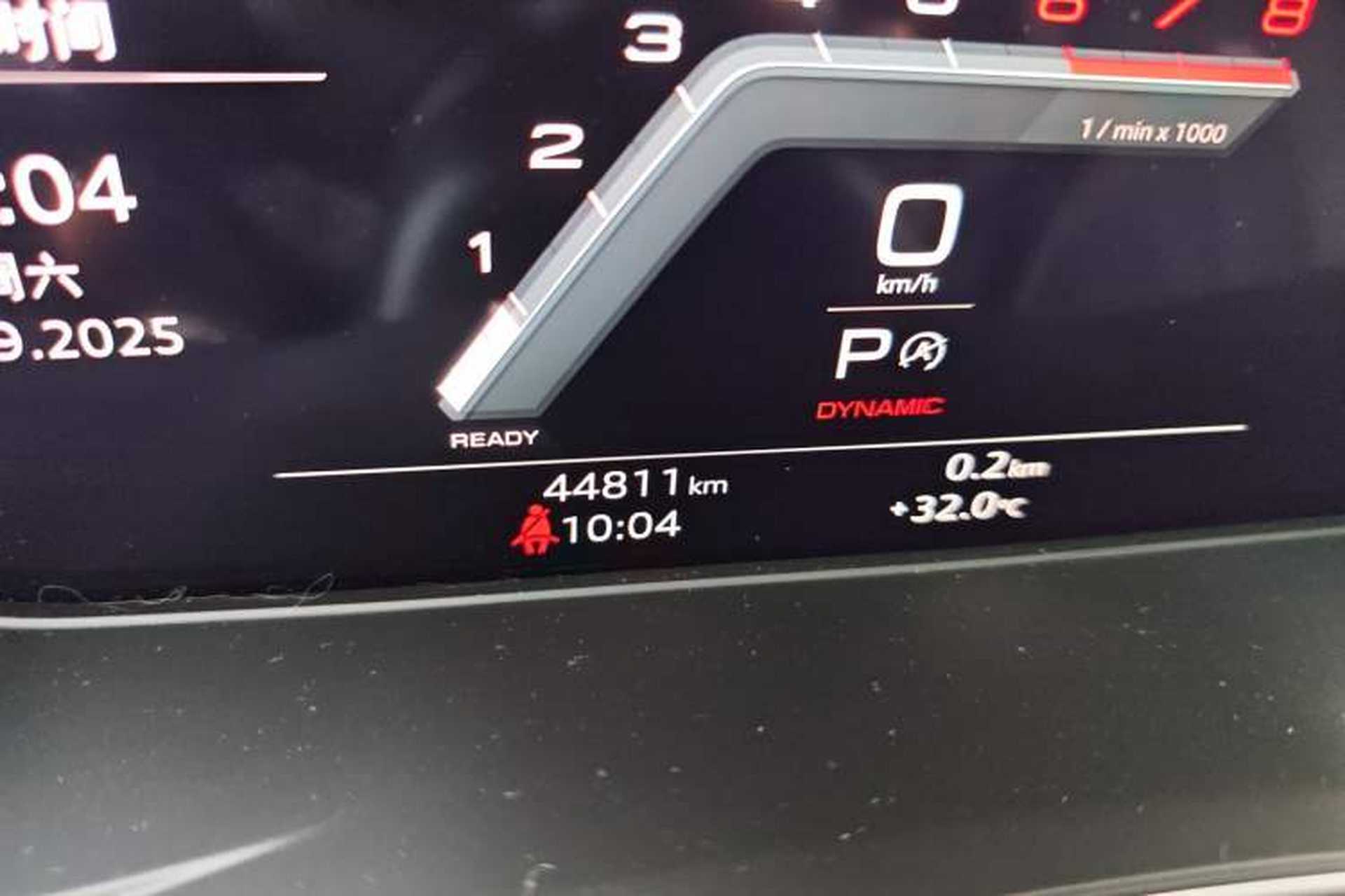 Used Audi A4 2022 Avant 40 TFSI Fashion Dynamic Model Odometer Close Up