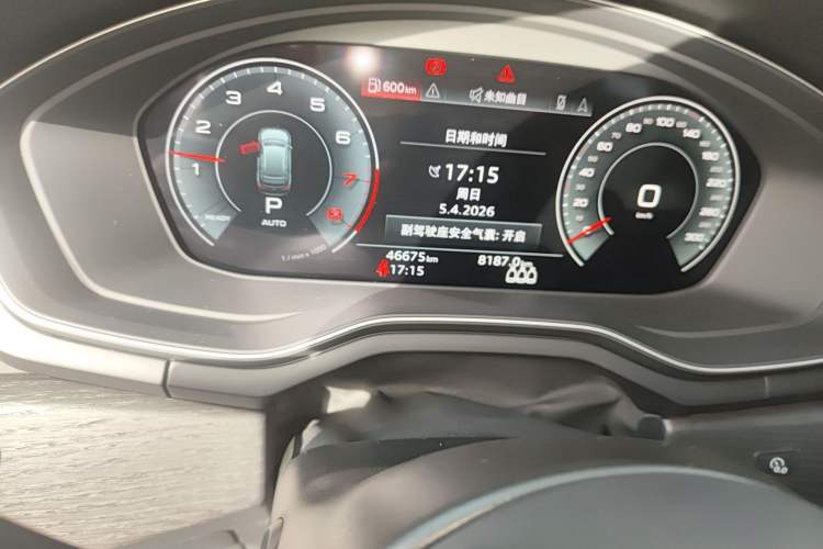 Used Audi A4 2022 allroad quattro Odometer Close Up