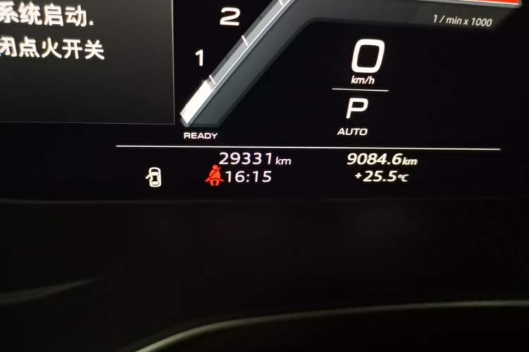 Used Audi A4 2022 Avant 40 TFSI Fashion Dynamic Model Odometer Close Up