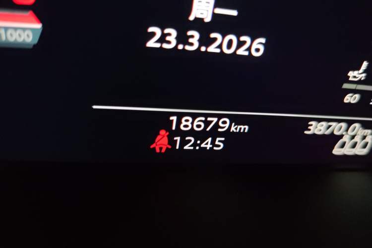 Used Audi A4 2023 allroad quattro Odometer Close Up