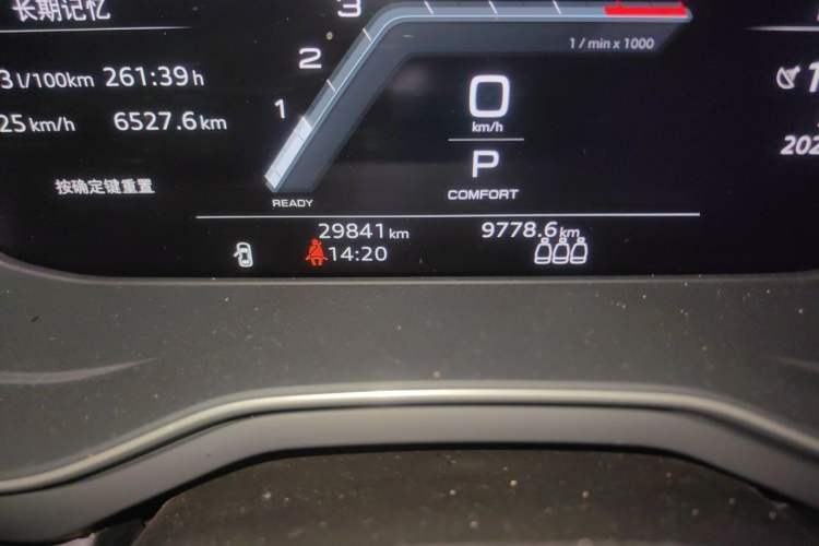Used Audi A4 2024 allroad quattro 45 TFSI Odometer Close Up