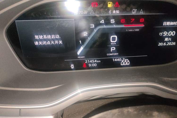 Used Audi A4 2024 Avant 40 TFSI Fashion Sport Model Odometer Close Up
