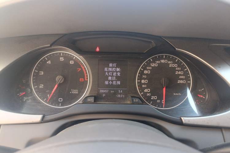 Used Audi A4L 2009 2.0 TFSI Luxury Model Instrument Cluster