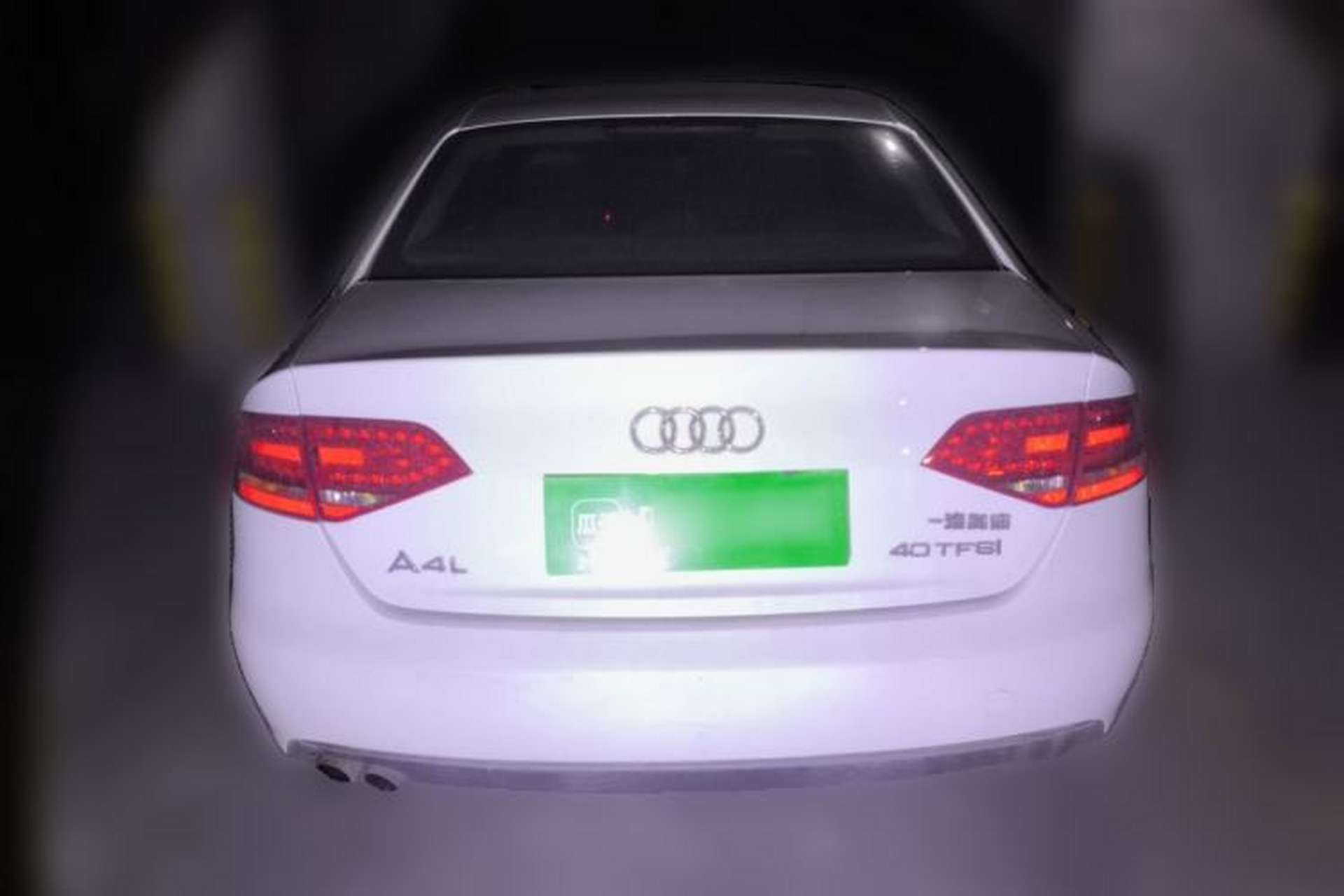 Used Audi A4L 2010 2.0 TFSI Standard Edition Rear