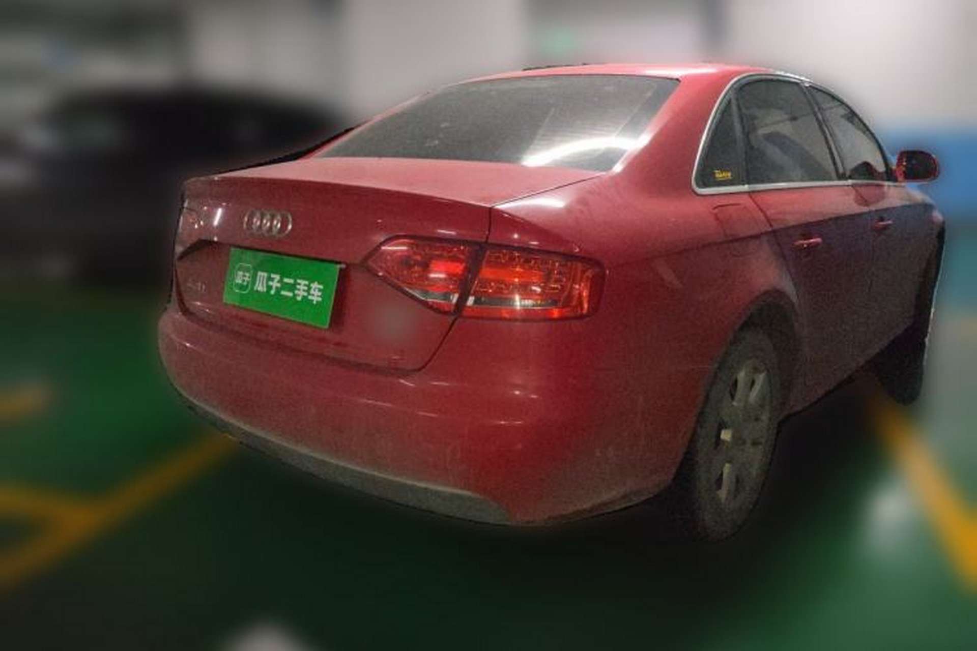 Used Audi A4L 2012 2.0 TFSI automatic Comfort trim level Rear Right 45 Deg