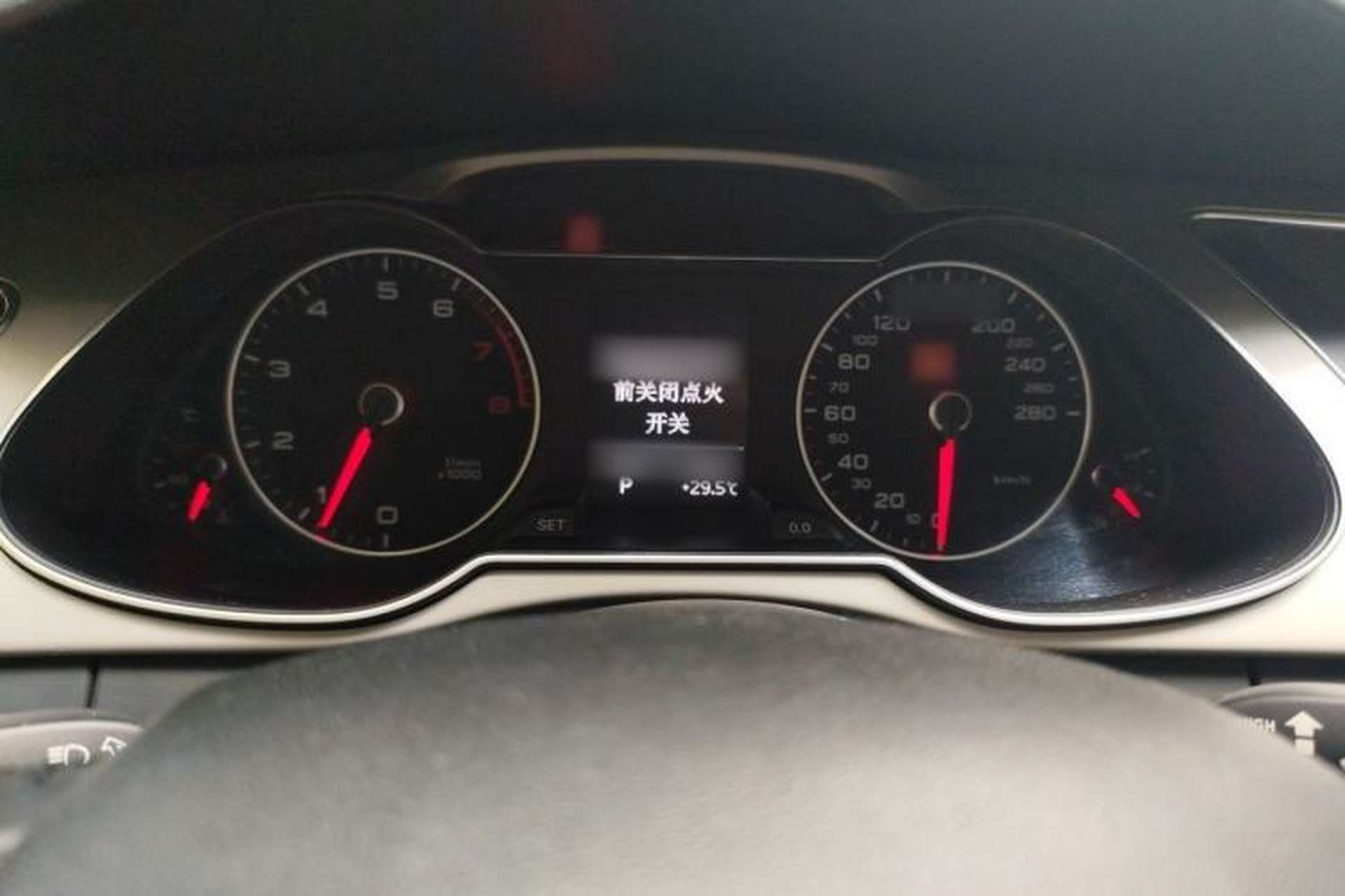 Used Audi A4L 2013 30 TFSI Automatic Comfort Model Instrument Cluster