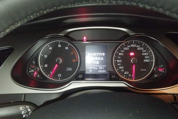 Used Audi A4L 2013 30 TFSI Automatic Comfort Model Instrument Cluster