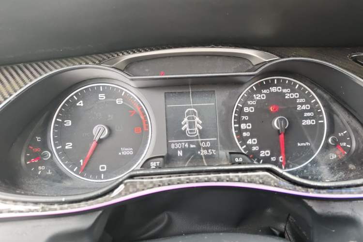Used Audi A4L 2013 35 TFSI Automatic Comfort Model Instrument Cluster