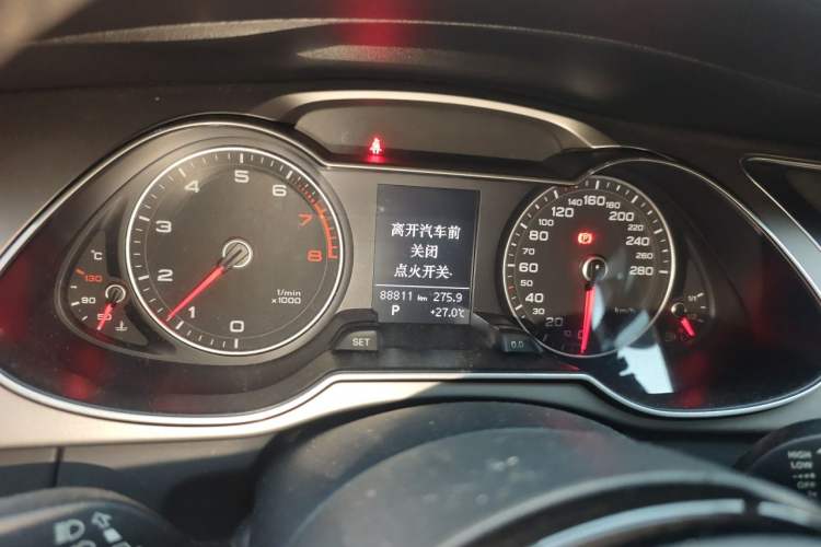 Used Audi A4L 2013 35 TFSI Automatic Comfort Model Instrument Cluster