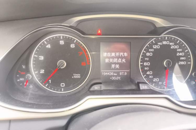 Used Audi A4L 2013 30 TFSI Manual Comfort Model Instrument Cluster