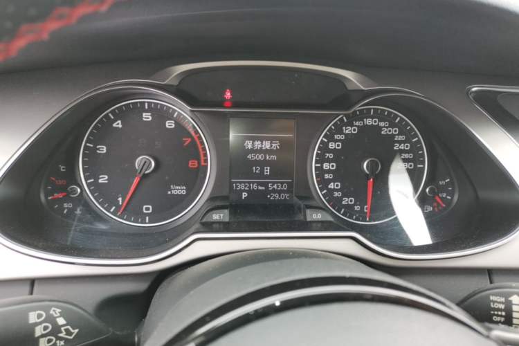 Used Audi A4L 2013 35 TFSI Automatic Standard Model Instrument Cluster