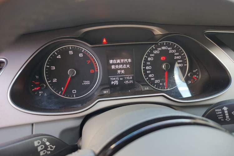Used Audi A4L 2015 35 TFSI Automatic Comfort Model Instrument Cluster