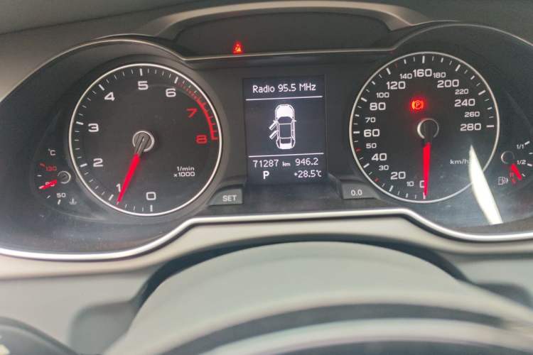 Used Audi A4L 2015 35 TFSI Millionth Anniversary Intelligent Edition Odometer Close Up