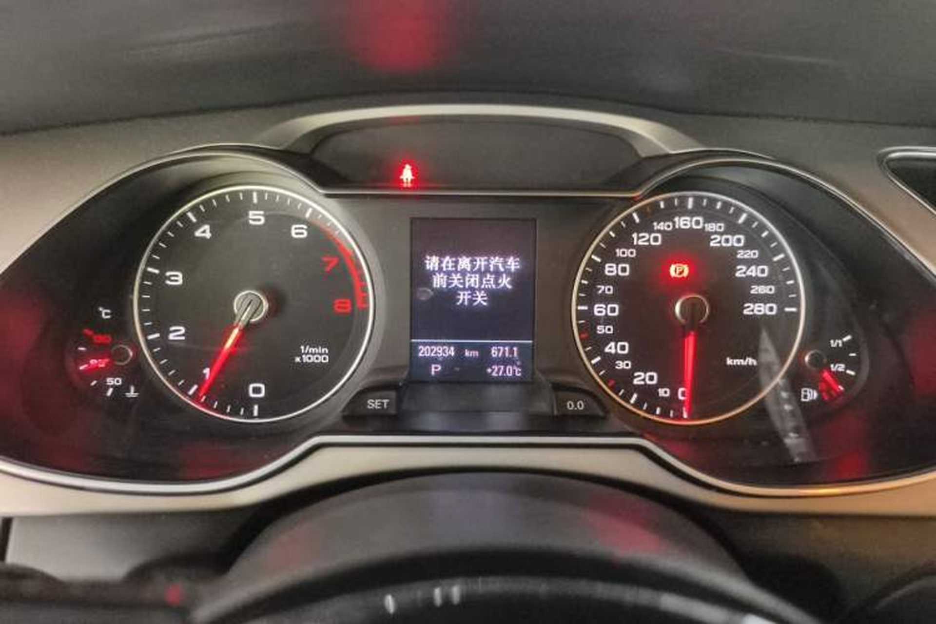 Used Audi A4L 2015 35 TFSI Automatic Technology Model Instrument Cluster