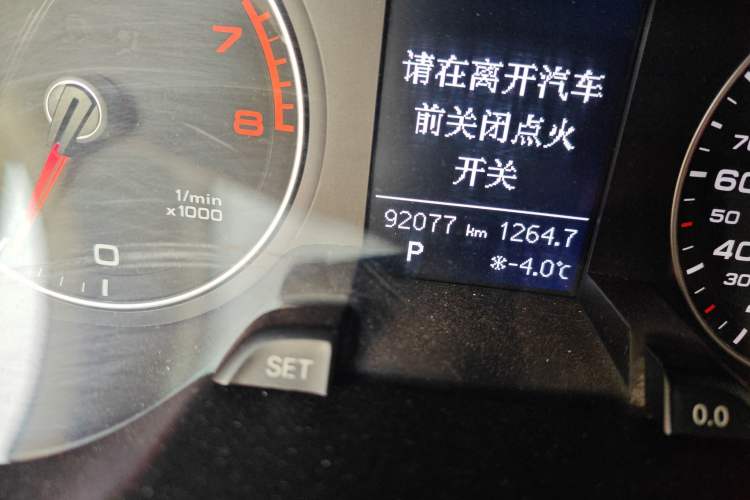 Used Audi A4L 2015 45 TFSI quattro Individual Sport Edition Odometer Close Up