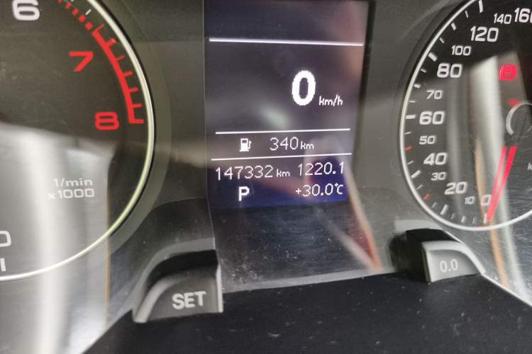 Used Audi A4L 2015 35 TFSI Automatic Standard Model Odometer Close Up
