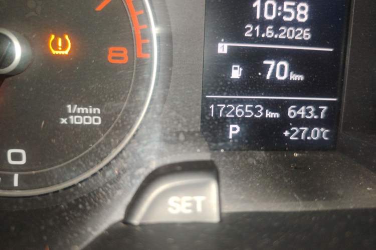 Used Audi A4L 2015 35 TFSI Automatic Standard Model Odometer Close Up