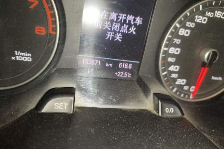 Used Audi A4L 2015 35 TFSI Automatic Standard Model Odometer Close Up