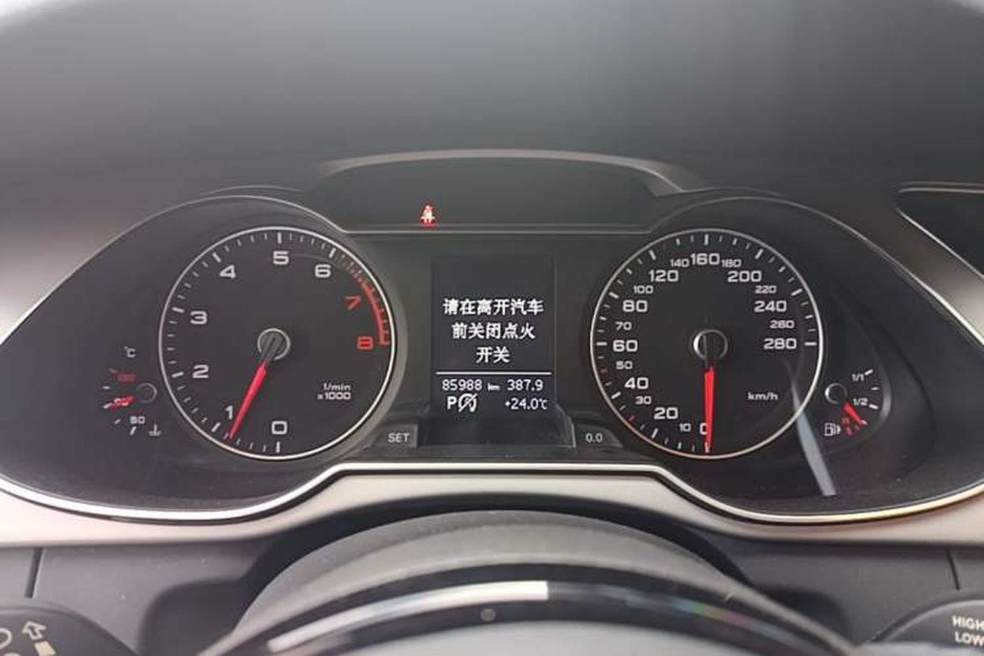 Used Audi A4L 2016 35 TFSI Collection Edition S line Comfort Model Instrument Cluster