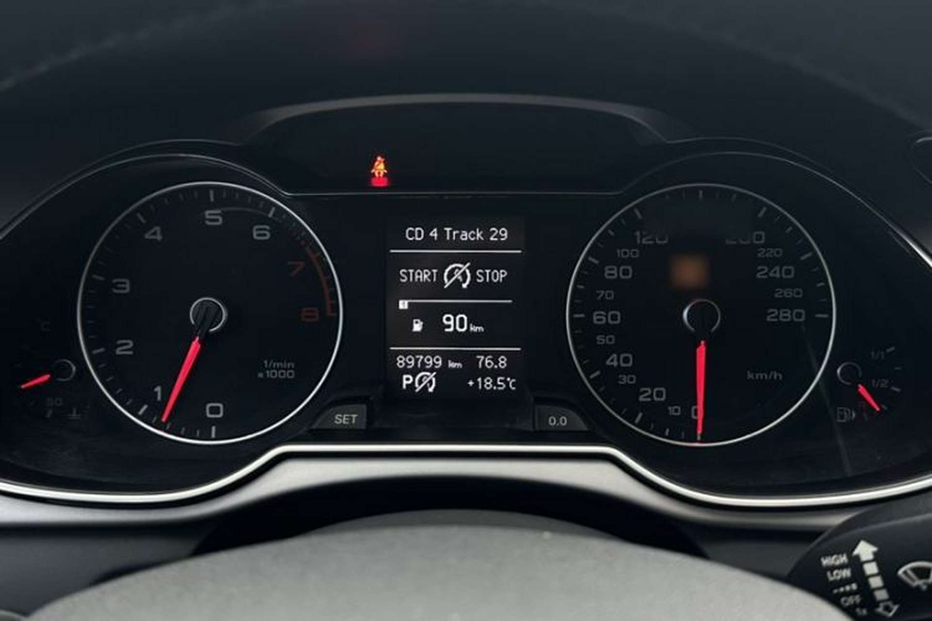 Used Audi A4L 2016 30 TFSI Collector's Edition Automatic Comfort Model Instrument Cluster