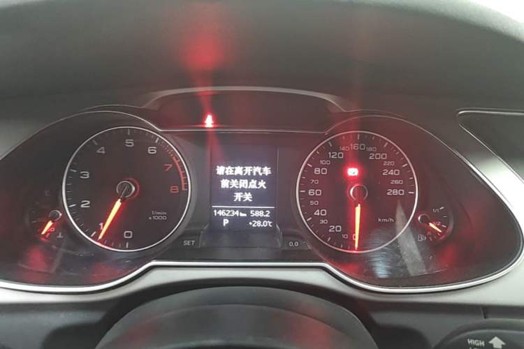 Used Audi A4L 2016 35 TFSI Collection Edition S line Comfort Model Instrument Cluster