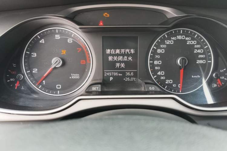 Used Audi A4L 2016 30 TFSI Collector's Edition Automatic Comfort Model Odometer Close Up