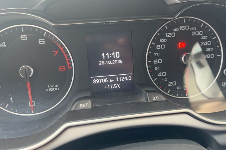 Used Audi A4L 2016 30 TFSI Collector's Edition Automatic Comfort Model Odometer Close Up