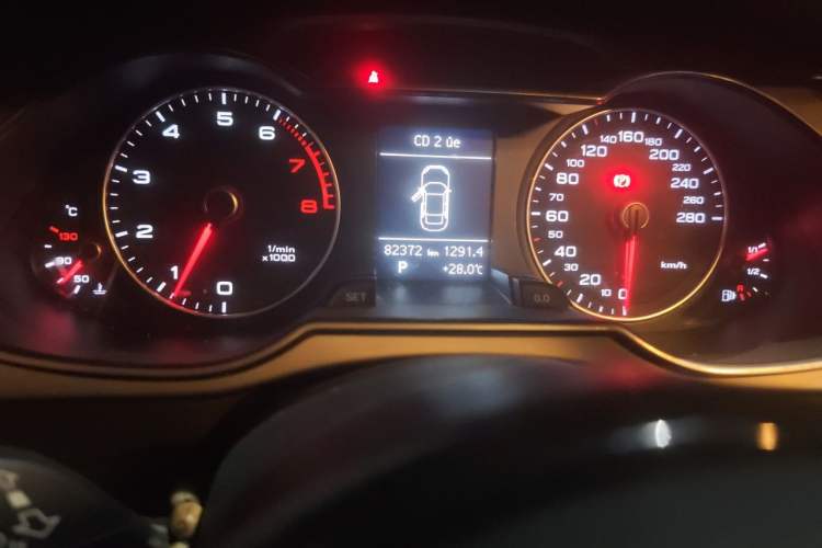 Used Audi A4L 2016 35 TFSI Automatic Standard Model Odometer Close Up