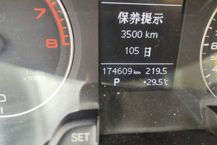 Used Audi A4L 2016 45 TFSI Collection Edition quattro Personalized Sports Model Odometer Close Up