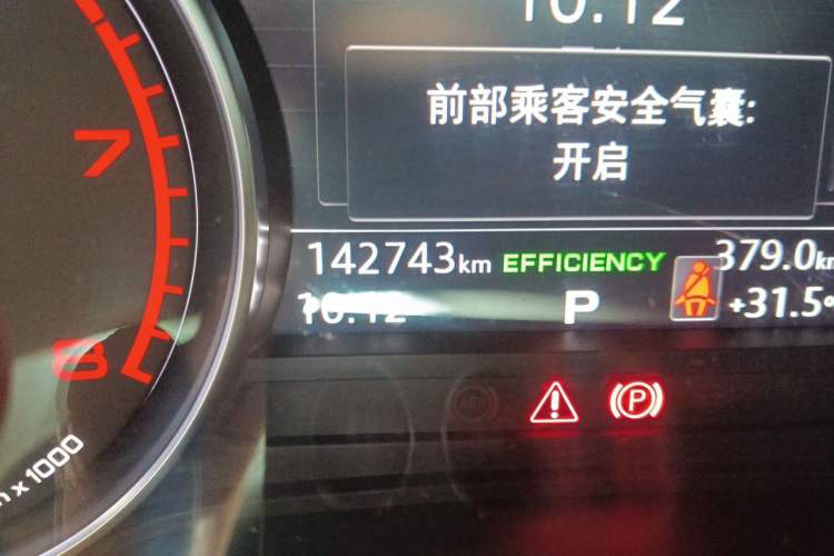 Used Audi A4L 2017 40 TFSI Style Edition Odometer Close Up