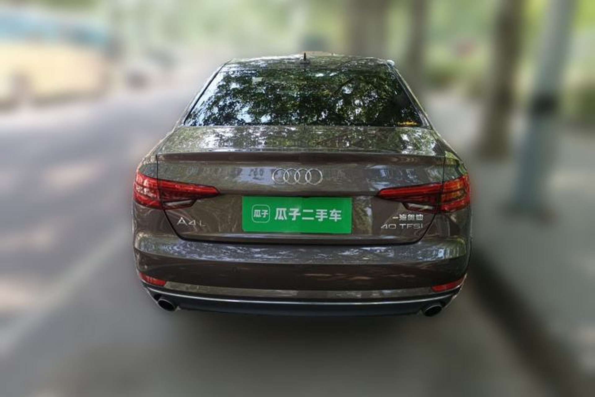 Used Audi A4L 2017 40 TFSI Fashion Model Rear