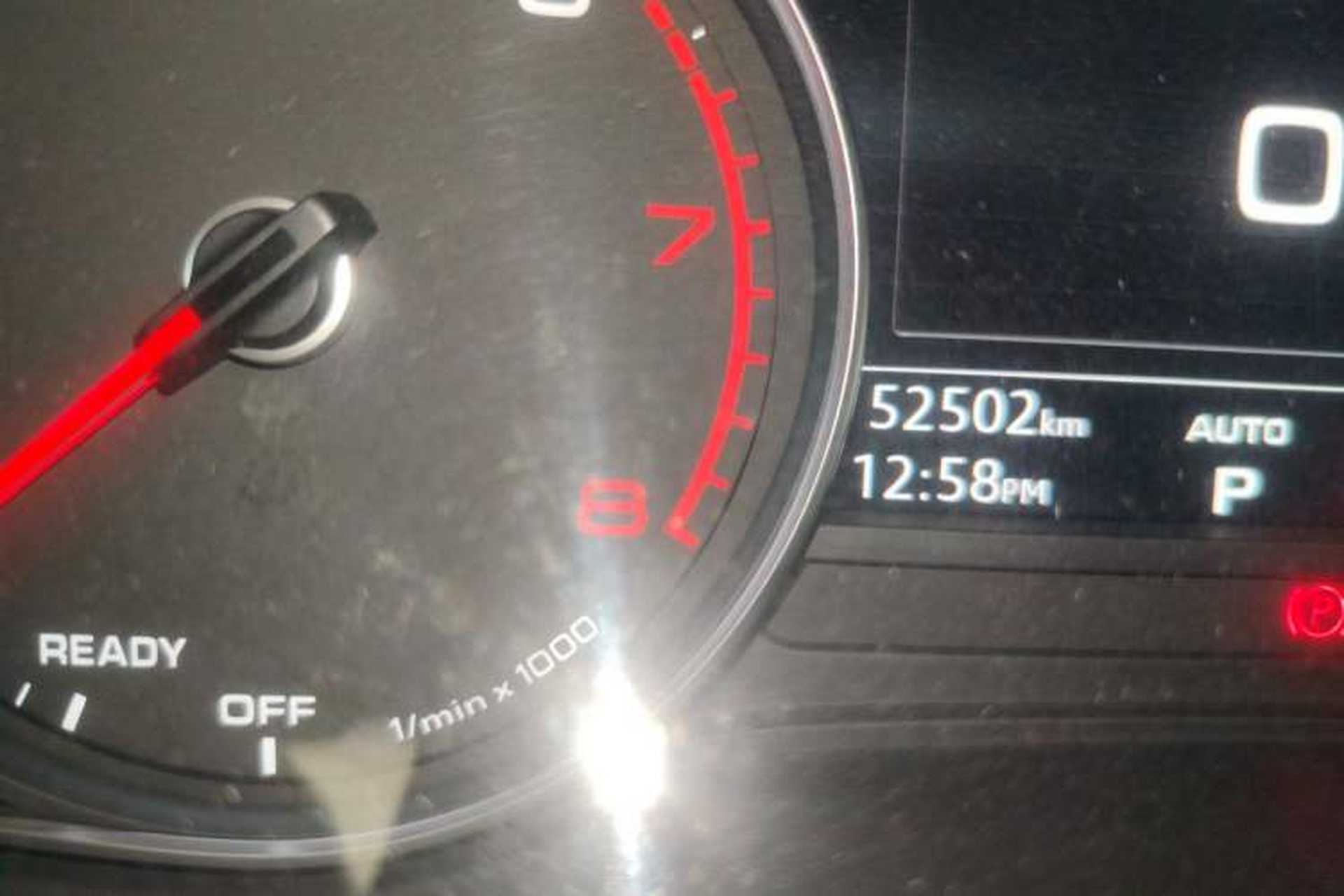 Used Audi A4L 2017 Plus 40 TFSI Ambition Model Odometer Close Up